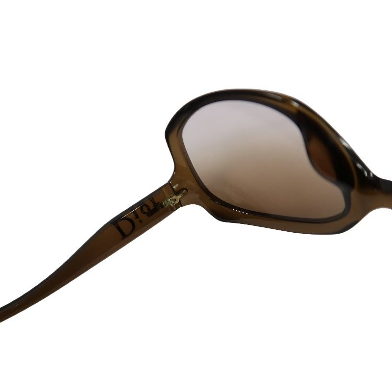 DIOR Sunglasses Brown Resin Frame With Original Case