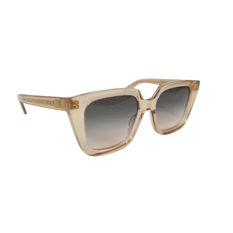 DIOR Sunglasses, 53¡õ18-140, Brown, Resin Frame, Comes with Original Box & Case