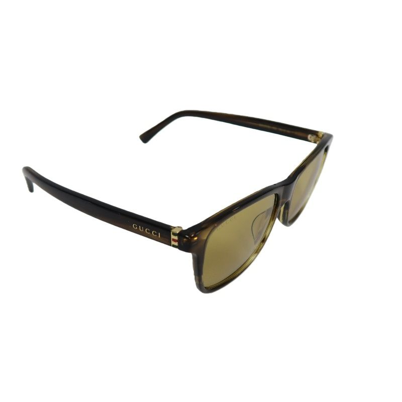 GUCCI Sunglasses, 54??16-145, Brown, Resin Frame, Comes with Case & Dust Bag