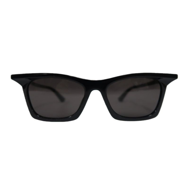 BALENCIAGA Sunglasses Black Resin Frame With Original Case