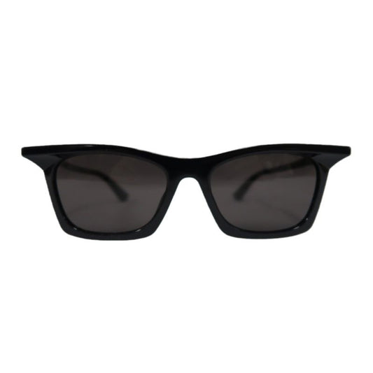 BALENCIAGA Sunglasses Black Resin Frame With Original Case