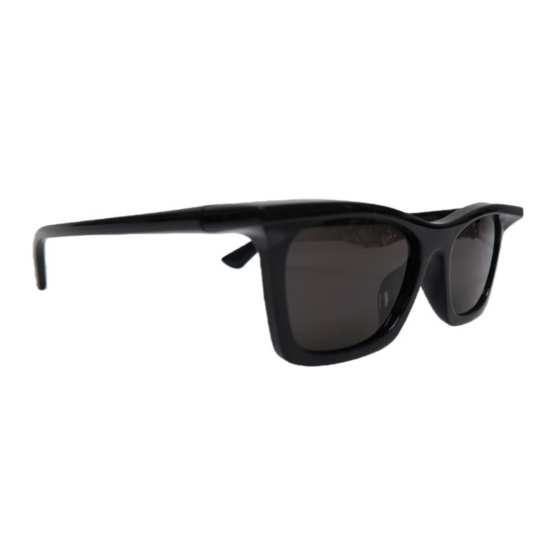 BALENCIAGA Sunglasses Black Resin Frame With Original Case