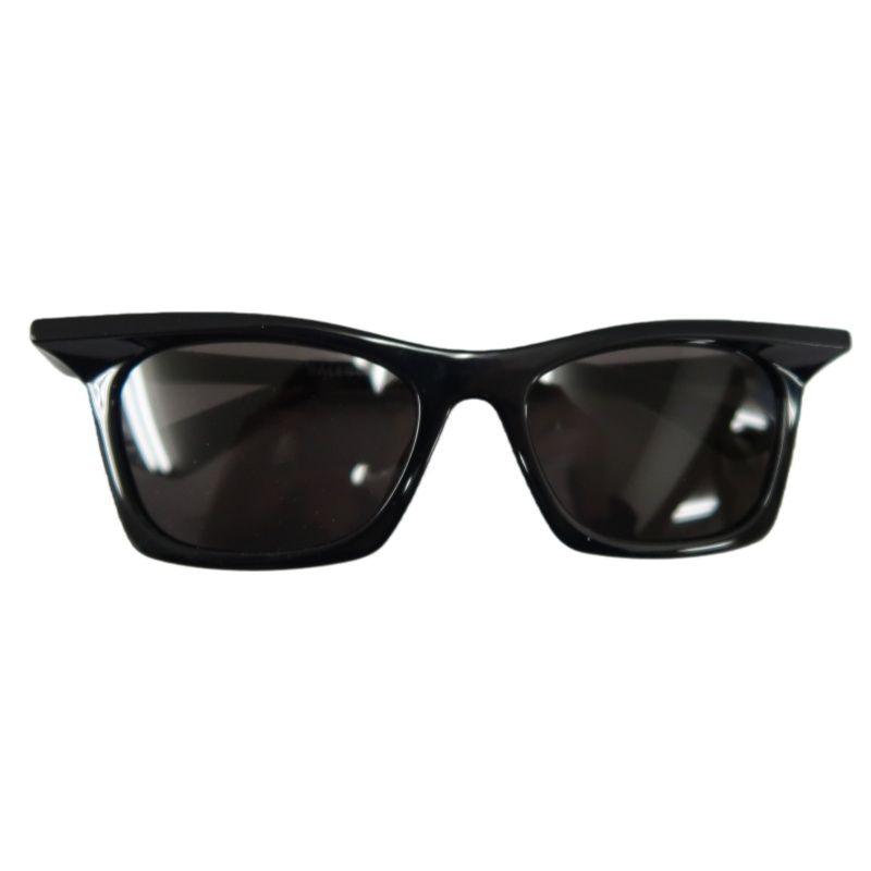 BALENCIAGA Sunglasses Black Resin Frame With Original Case
