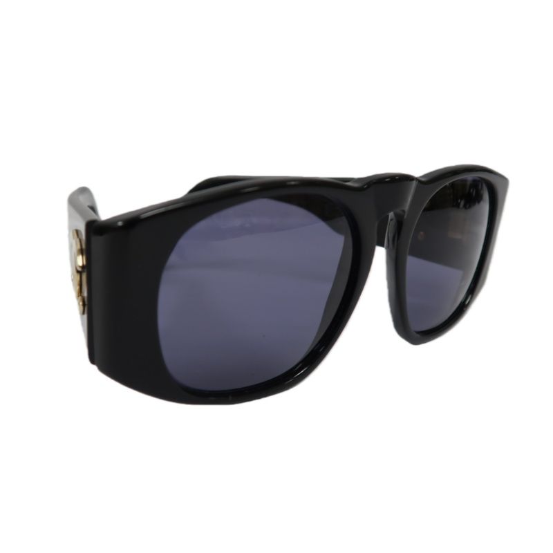CHANEL Sunglasses Black Resin Frame With Original Case