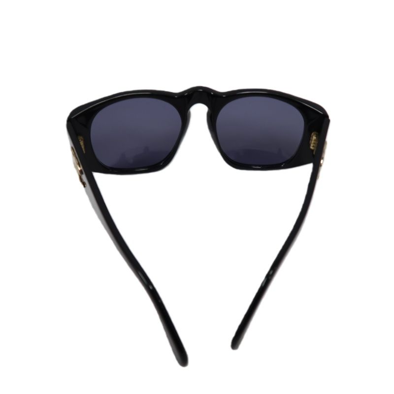 CHANEL Sunglasses Black Resin Frame With Original Case