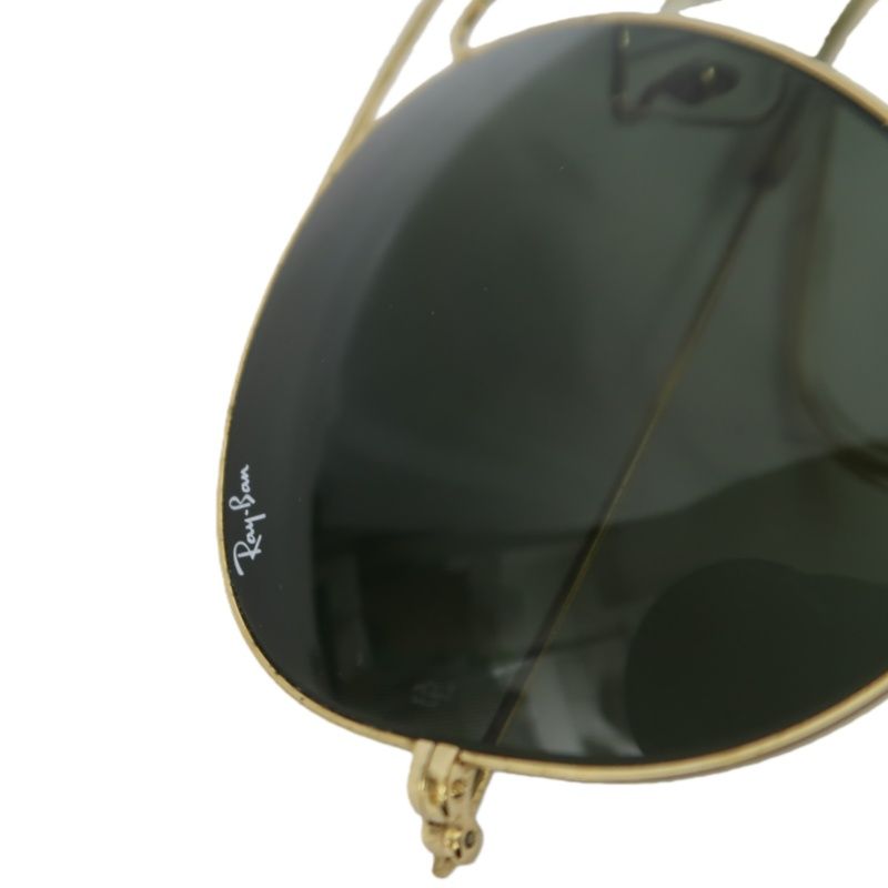 RAY-BAN sunglasses, green resin frame, with case