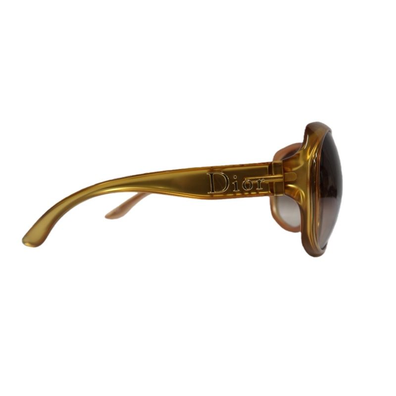DIOR sunglasses, brown resin frame, with case