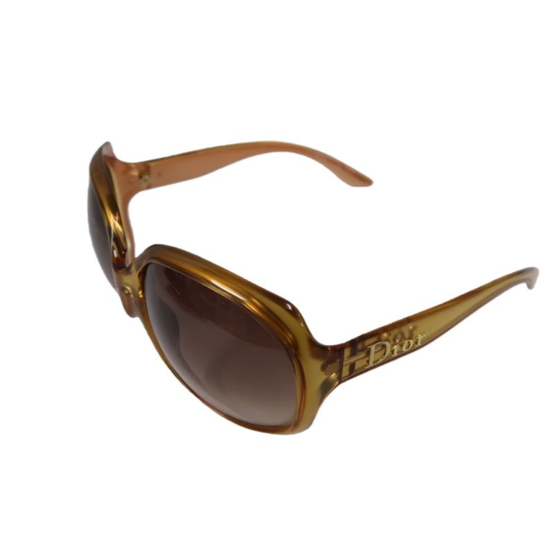 DIOR sunglasses, brown resin frame, with case