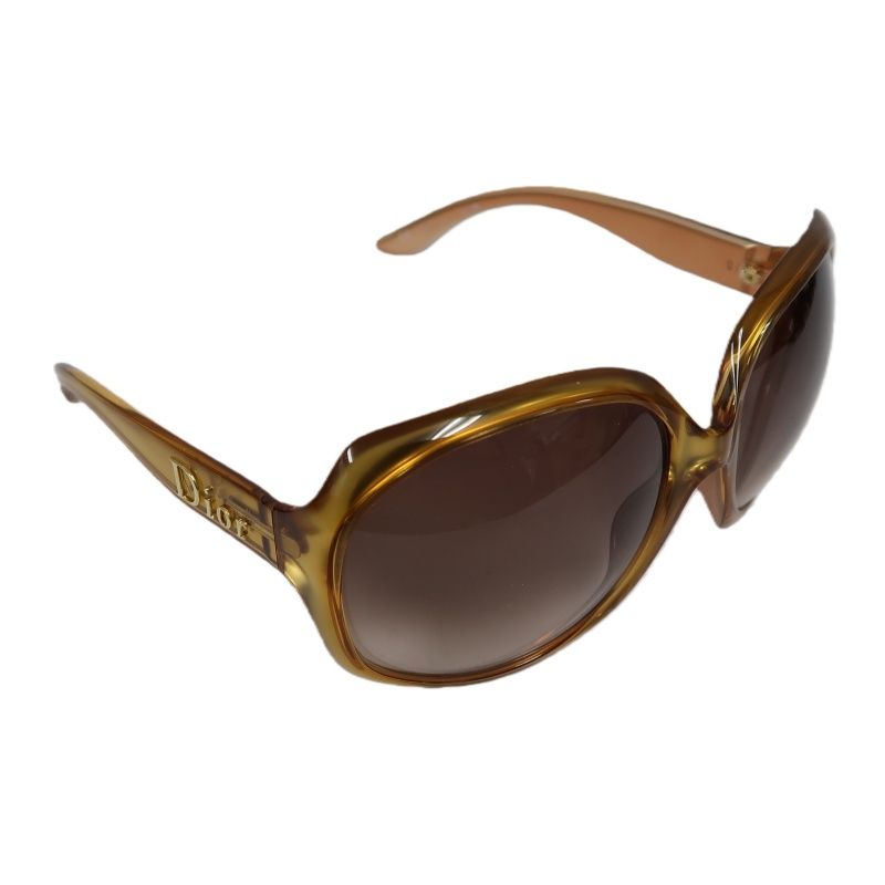 DIOR sunglasses, brown resin frame, with case