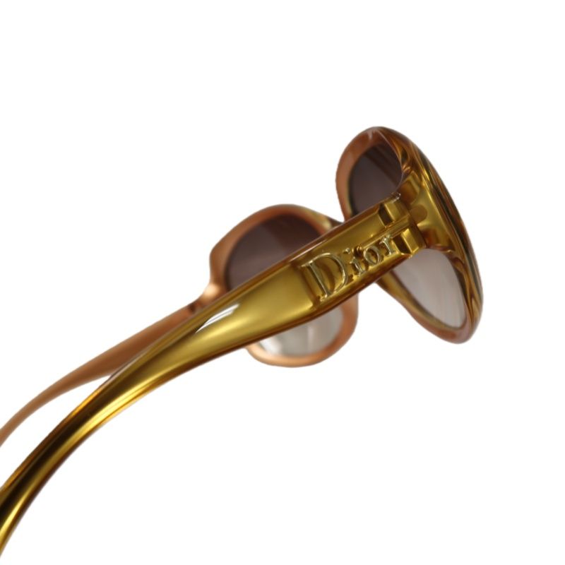 DIOR sunglasses, brown resin frame, with case