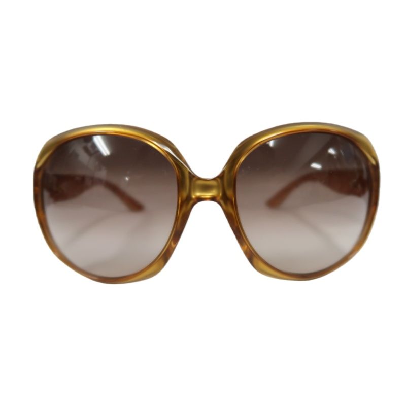 DIOR sunglasses, brown resin frame, with case
