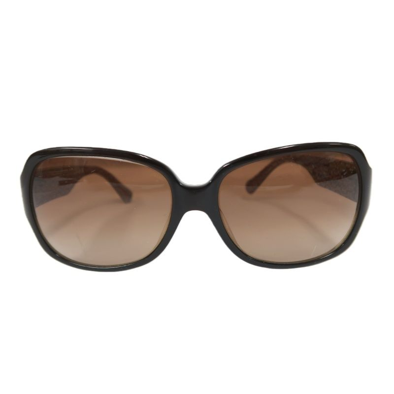 Coach Brown Resin Frame Sunglasses With Case