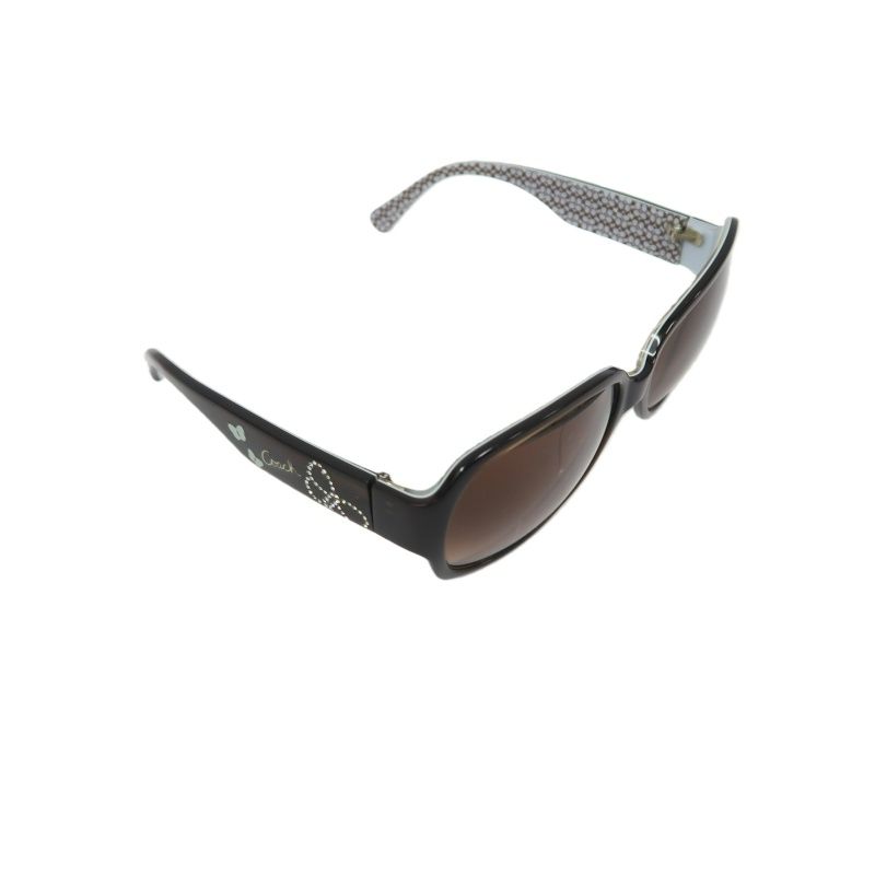 Coach Brown Resin Frame Sunglasses With Case