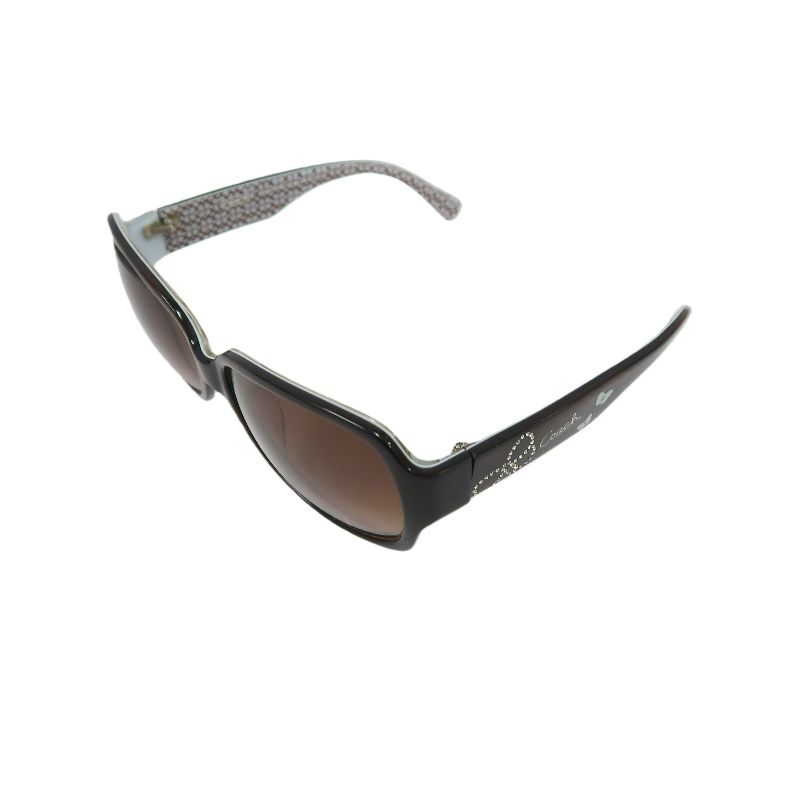 Coach Brown Resin Frame Sunglasses With Case