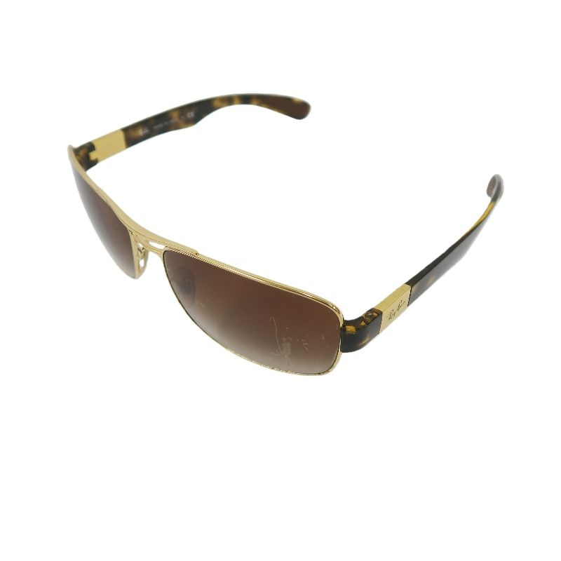 RAY-BAN Brown Resin Frame Sunglasses With Case