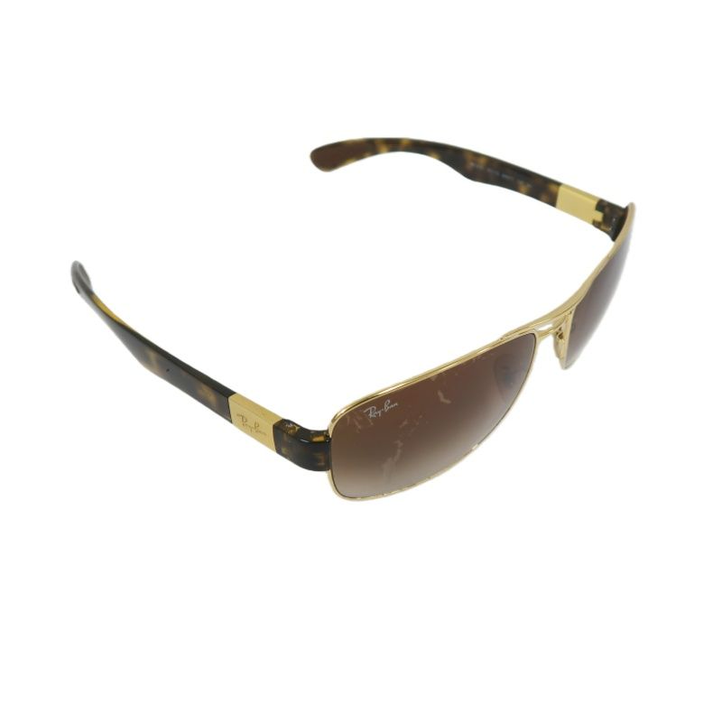 RAY-BAN Brown Resin Frame Sunglasses With Case