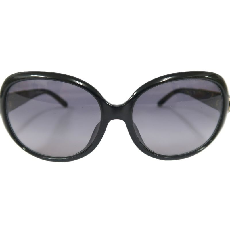 Chloe Black and Brown Resin Frame Sunglasses With Box and Case