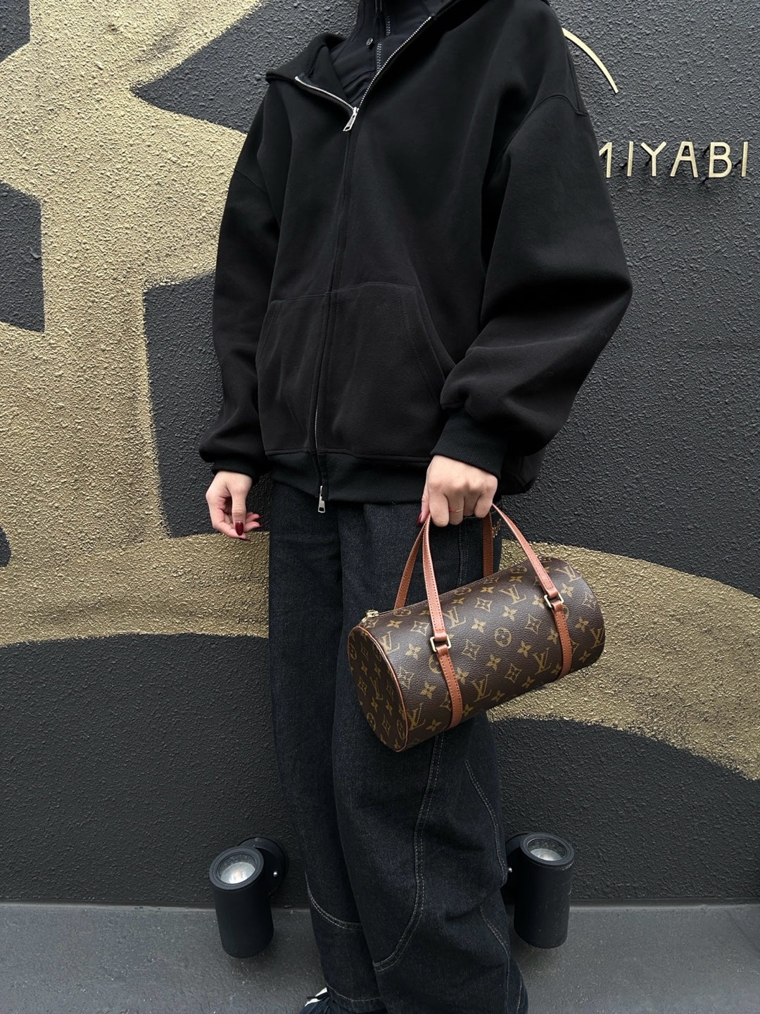 LOUISVUITTON  Papillon 26 Monogram Canvas Handbag