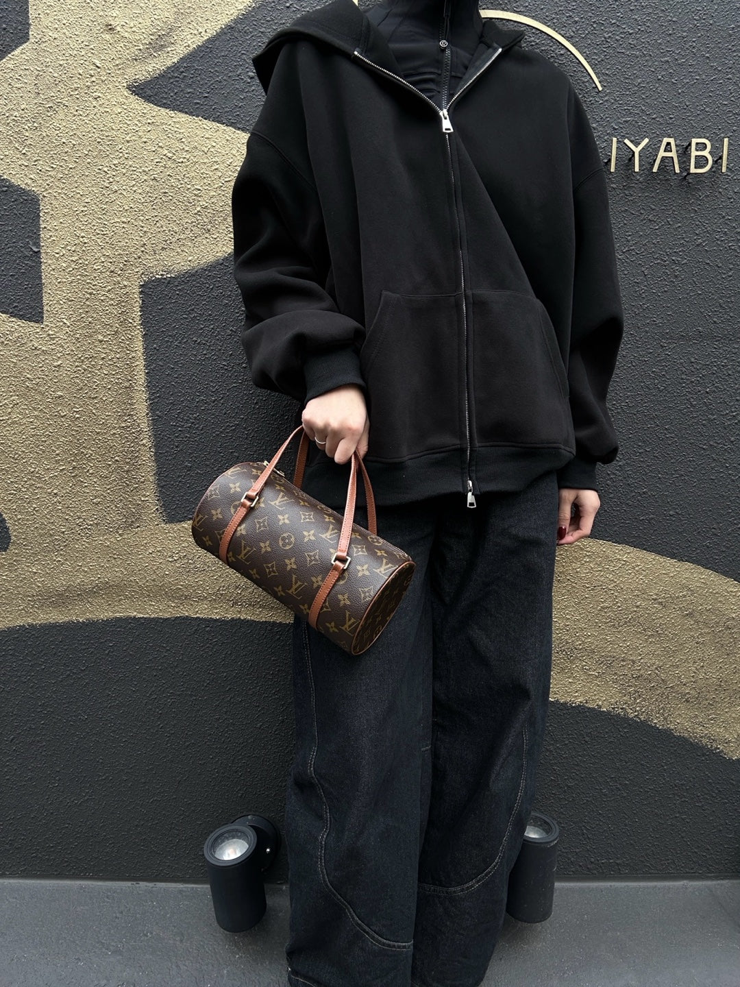 LOUISVUITTON  Papillon 26 Monogram Canvas Handbag