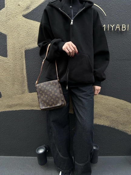 Louis Vuitton Monogram Musette Salsa Shoulder Bag  PVC Vertical Wang Fei Crossbody Bag