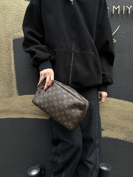 LV Vuitton Monogram True Wallet 29, Pouch, with Dust Bag (PVC Material)