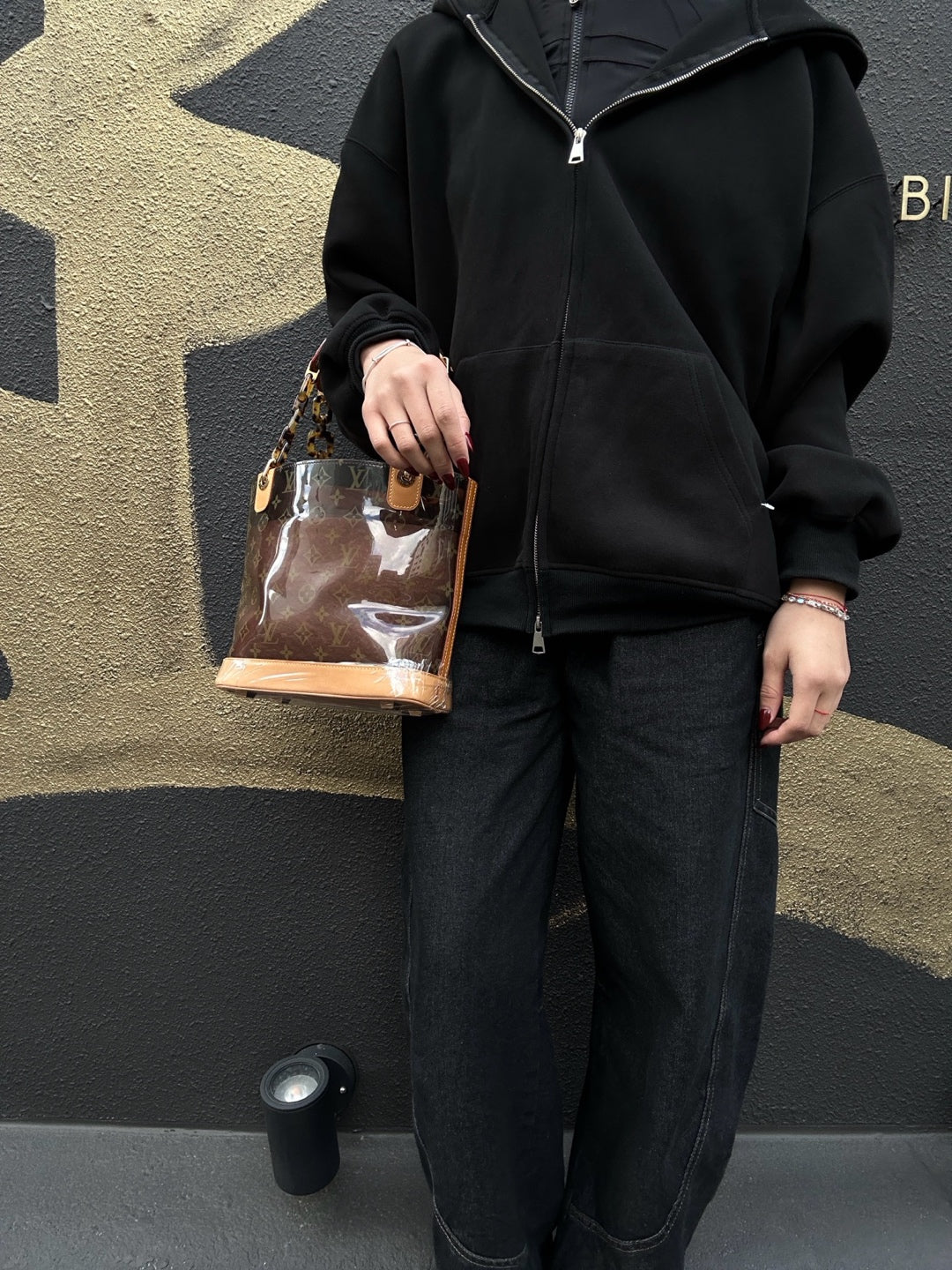 LOUIS VUITTON Cabas Amble PM Monogram Canvas Tote Bag