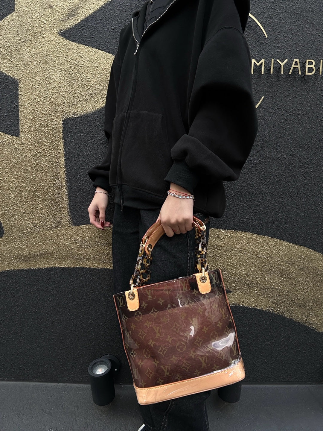 LOUIS VUITTON Cabas Amble PM Monogram Canvas Tote Bag