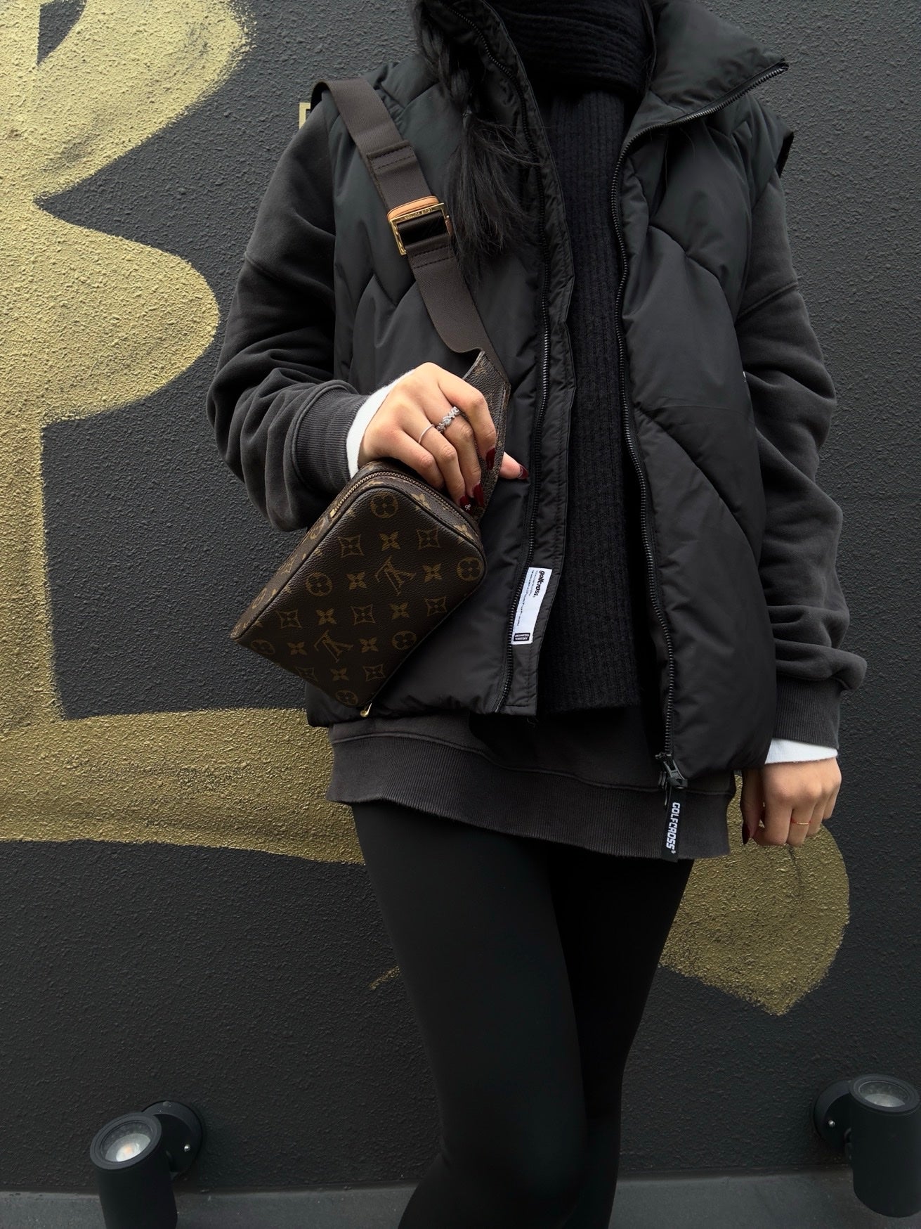 LOUIS VUITTON Monogram Brown Geronimos Chest Bag