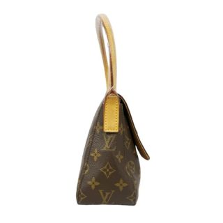 LOUIS VUITTON (LV) Monogram Mini Looping Brown Shoulder Bag