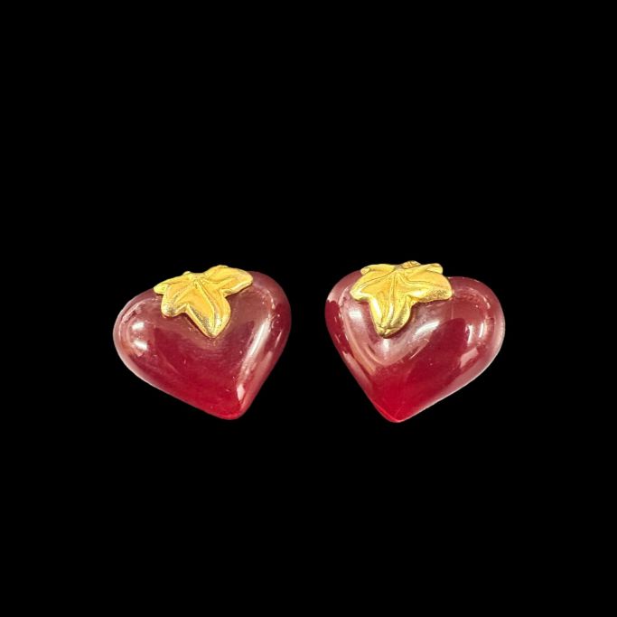 Givenchy Givenchy Earrings Red Other Alloy Clip-on Earrings