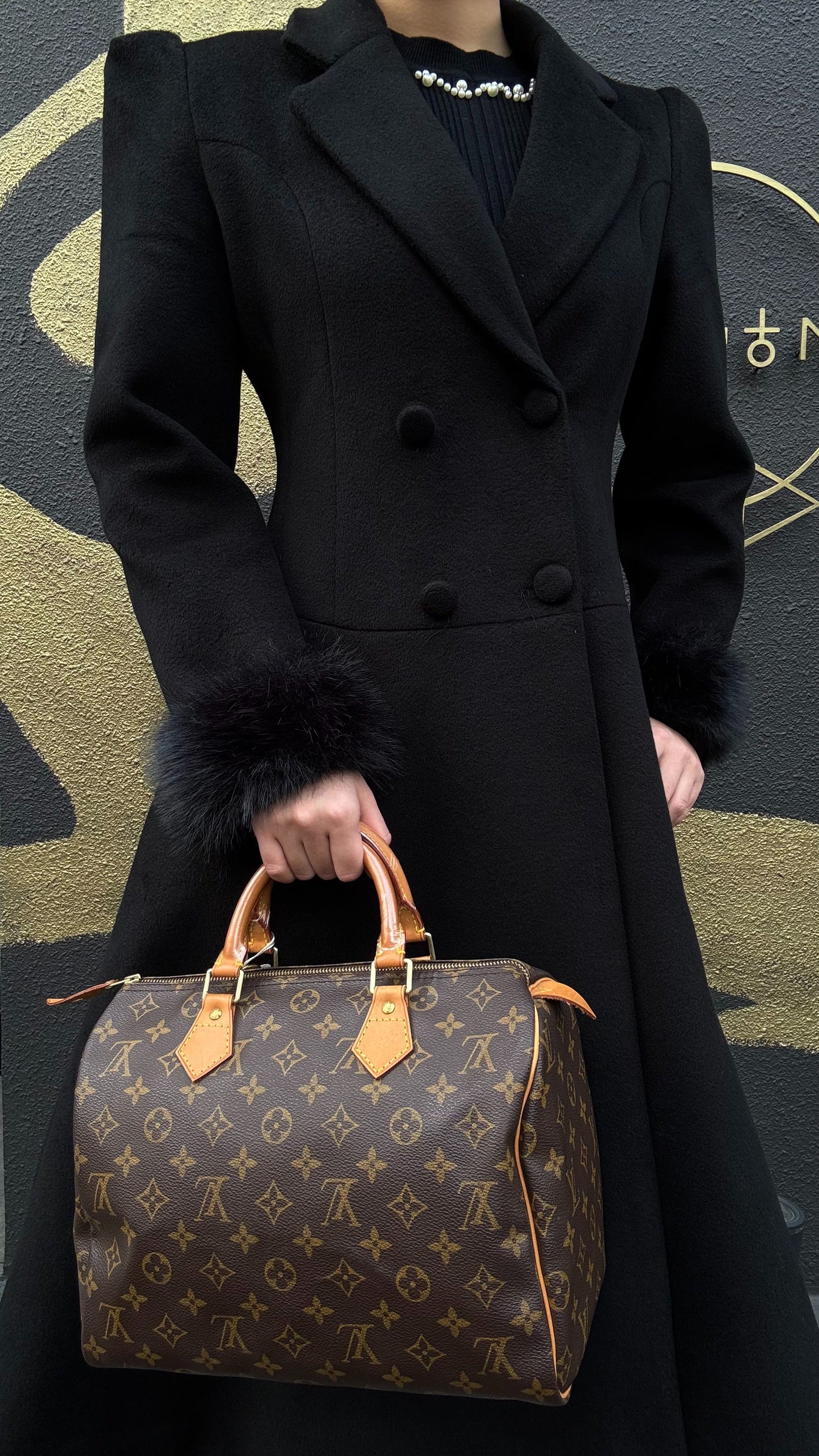 LOUIS VUITTON Speedy 30, Monogram Canvas, Brown Handbag, with Padlock & 2 Keys