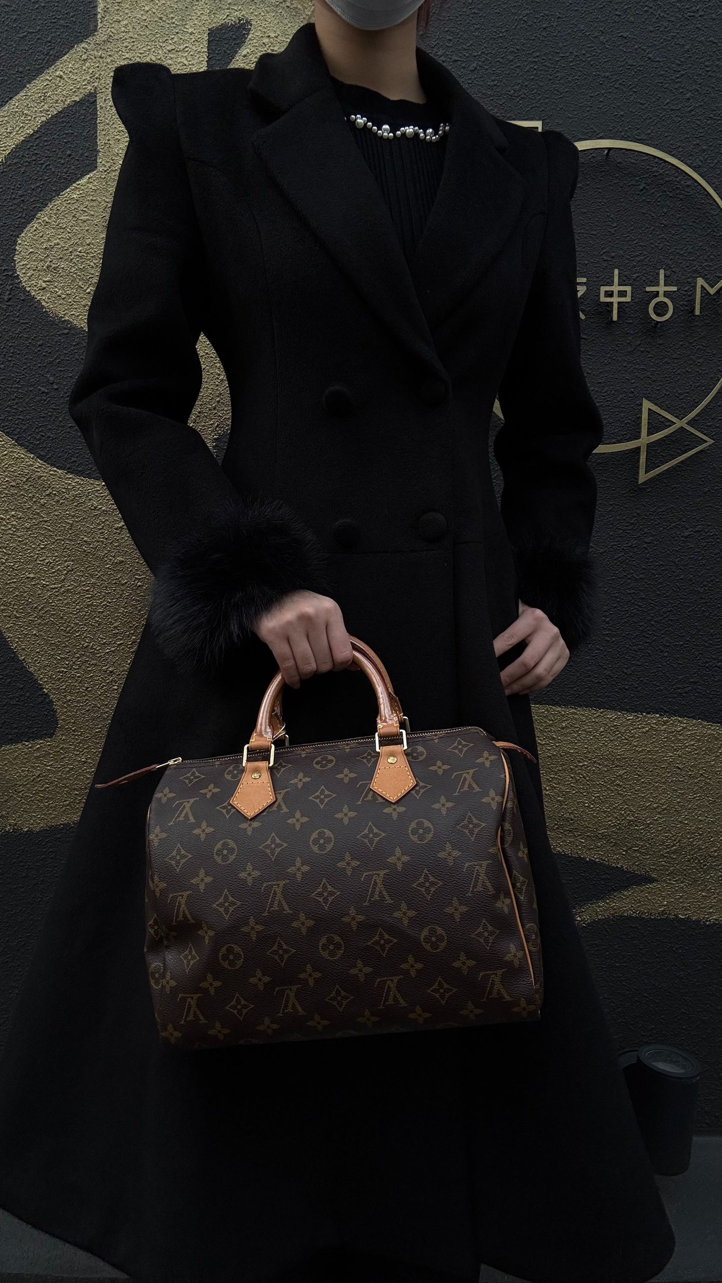 LOUIS VUITTON Speedy 30, Monogram Canvas, Brown Handbag, with Padlock & 2 Keys