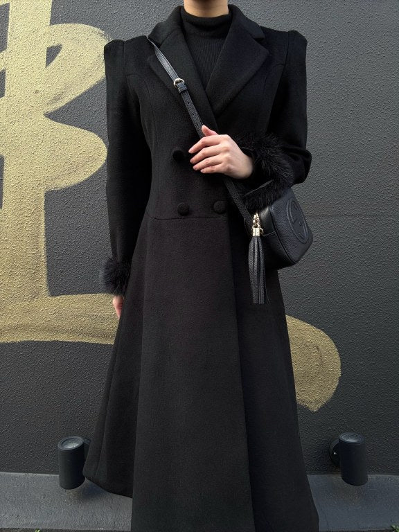 GUCCI Soho Shoulder Bag, Leather, Black