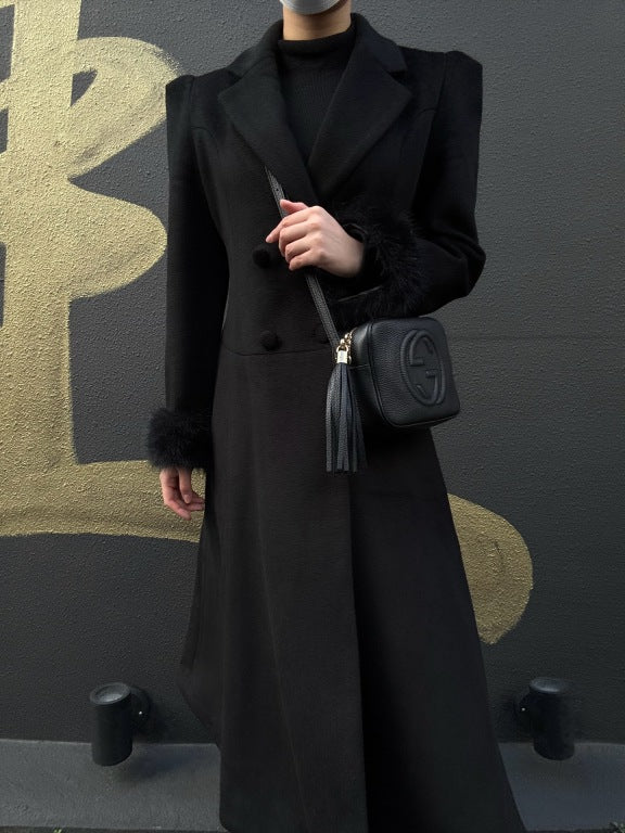 GUCCI Soho Shoulder Bag, Leather, Black