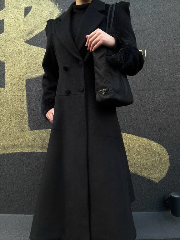 PRADA Nylon Tote Shoulder Bag, Black