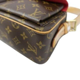 Louis Vuitton Vivacite Monogram Handbag Brown LV Monogram PVC Camel Shoulder Bag