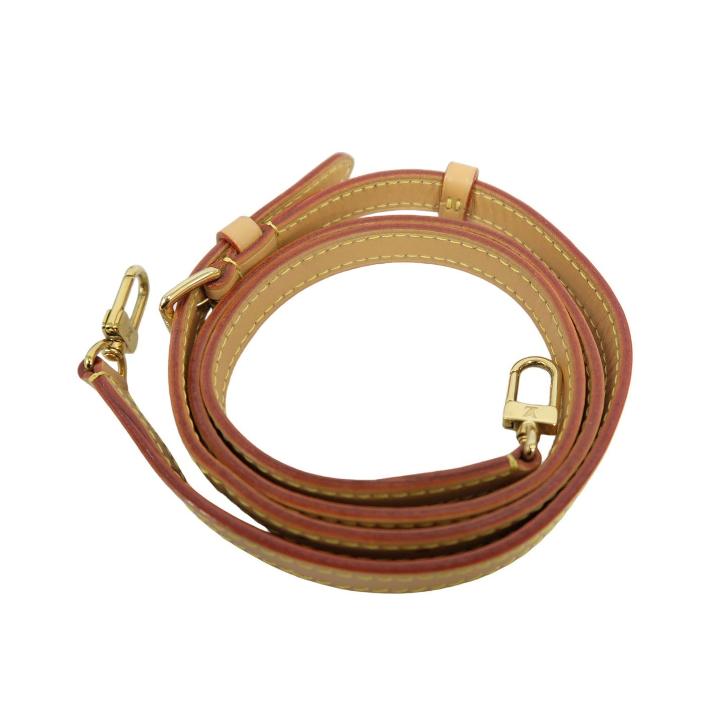 LOUIS VUITTON Sac Plat BB Monogram Handbag, Brown, with Shoulder Strap