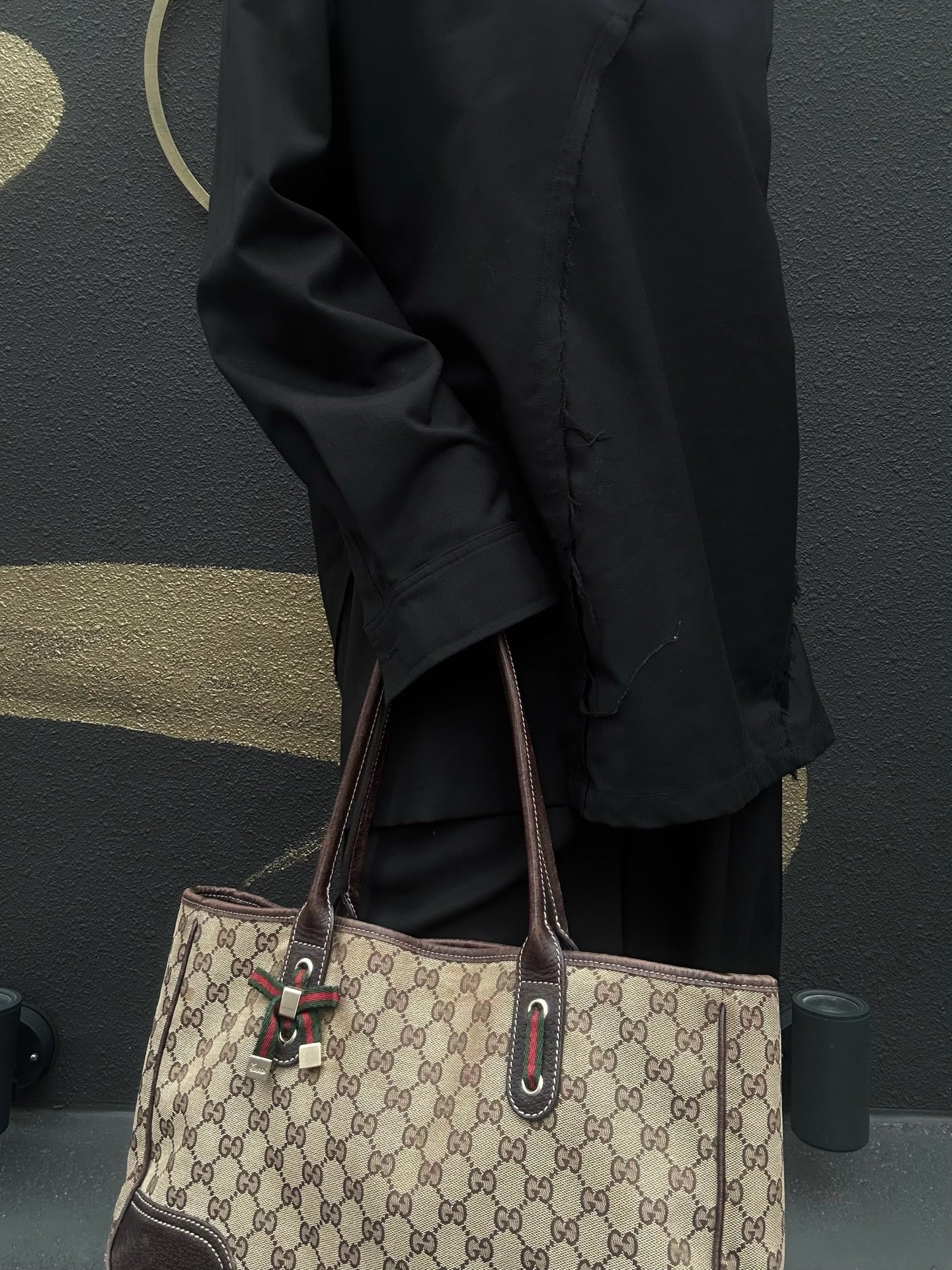 GUCCI Tote Bag, GG Canvas, Beige