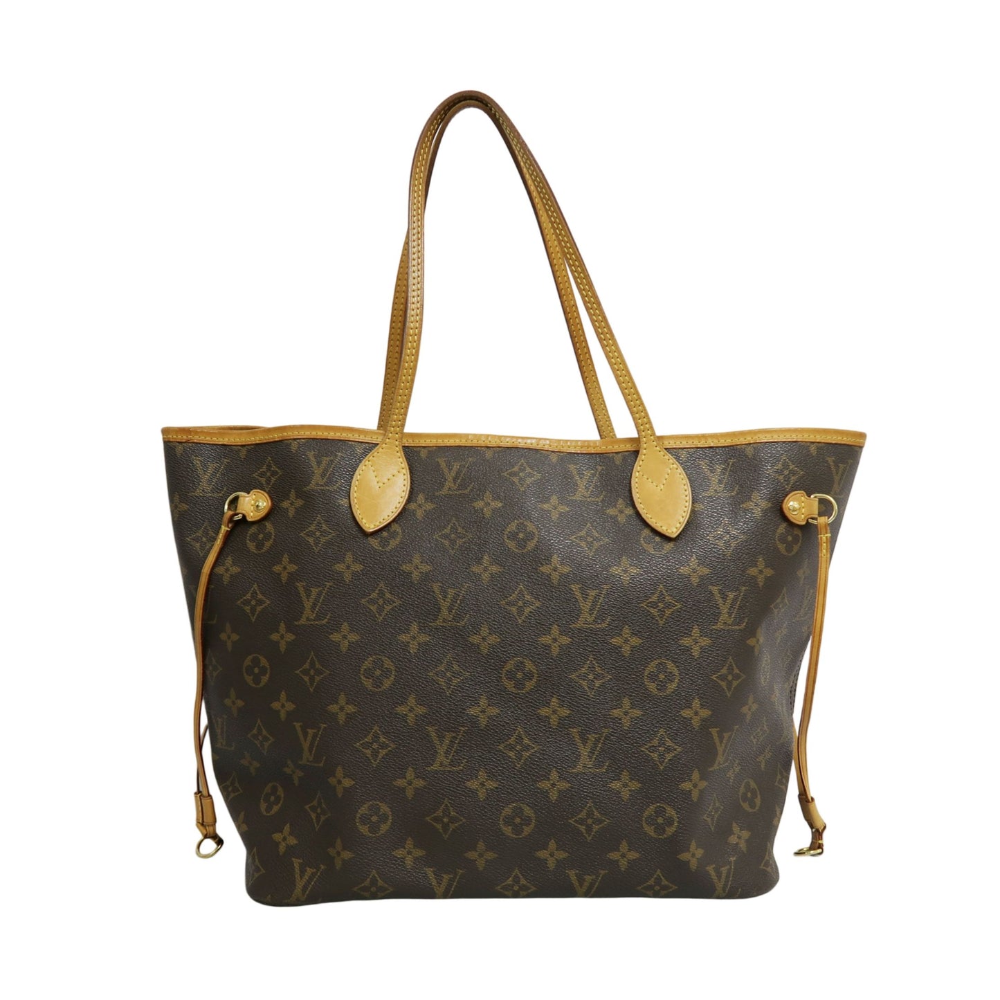 LOUIS VUITTON Neverfull MM Monogram Canvas Tote Bag Brown Shoulder Bag