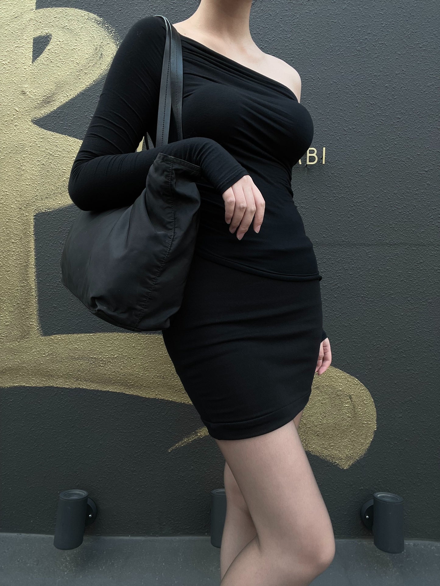 PRADA Nylon Tote Bag Black