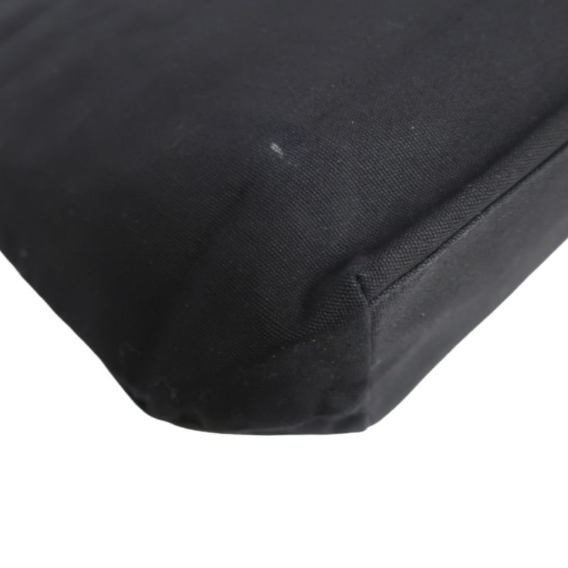 YSL Saint Laurent Logo Canvas Tote Bag Black