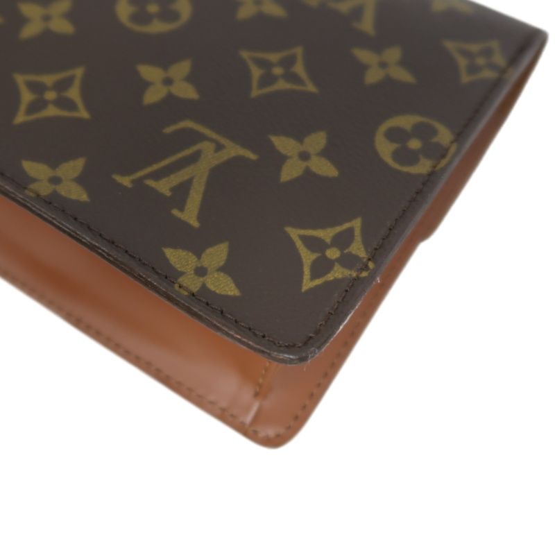 LOUIS VUITTON Monogram Chantilly Clutch Bag Brown
