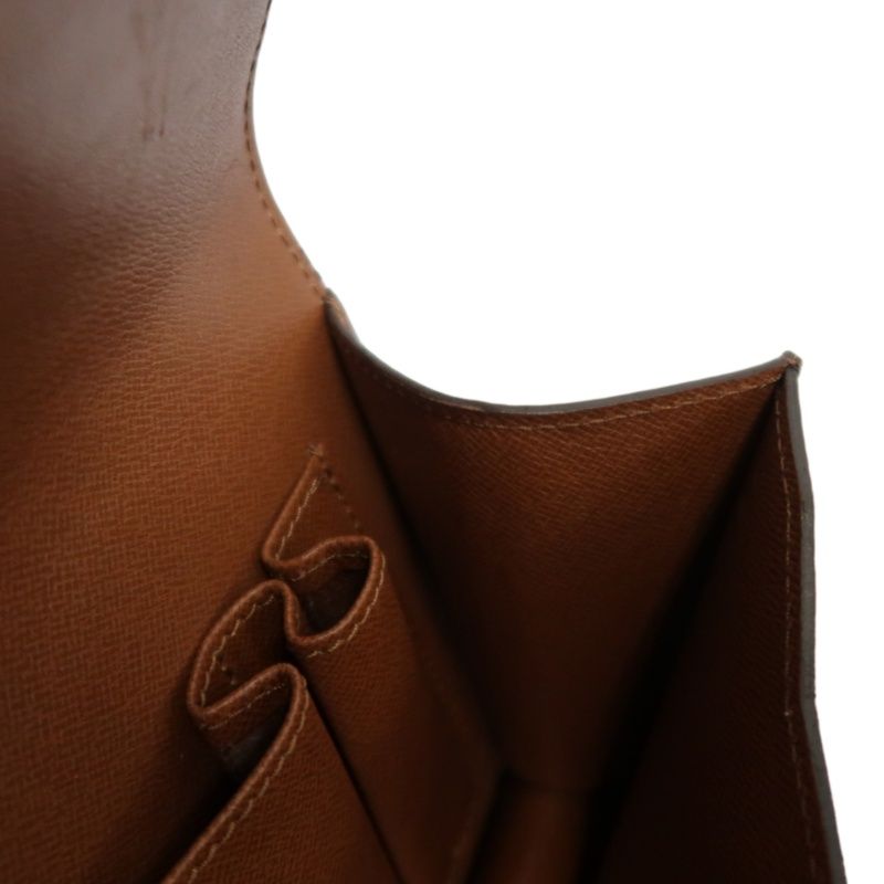 LOUIS VUITTON Monogram Chantilly Clutch Bag Brown