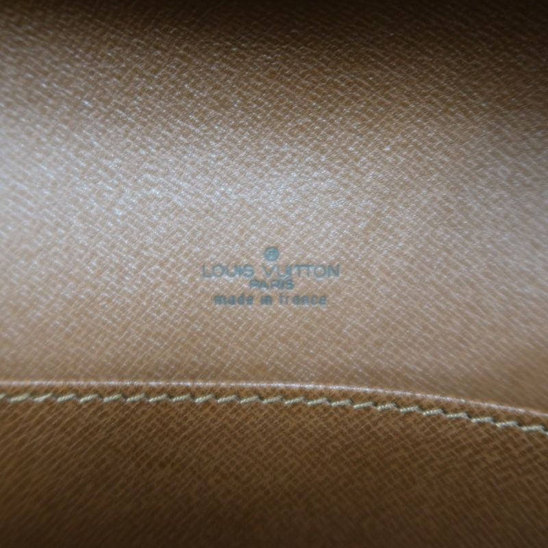 LOUIS VUITTON Monogram Chantilly Clutch Bag Brown