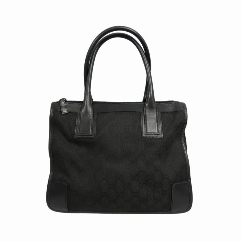 GUCCI GG Canvas Tote Bag Black