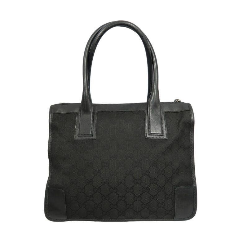 GUCCI GG Canvas Tote Bag Black