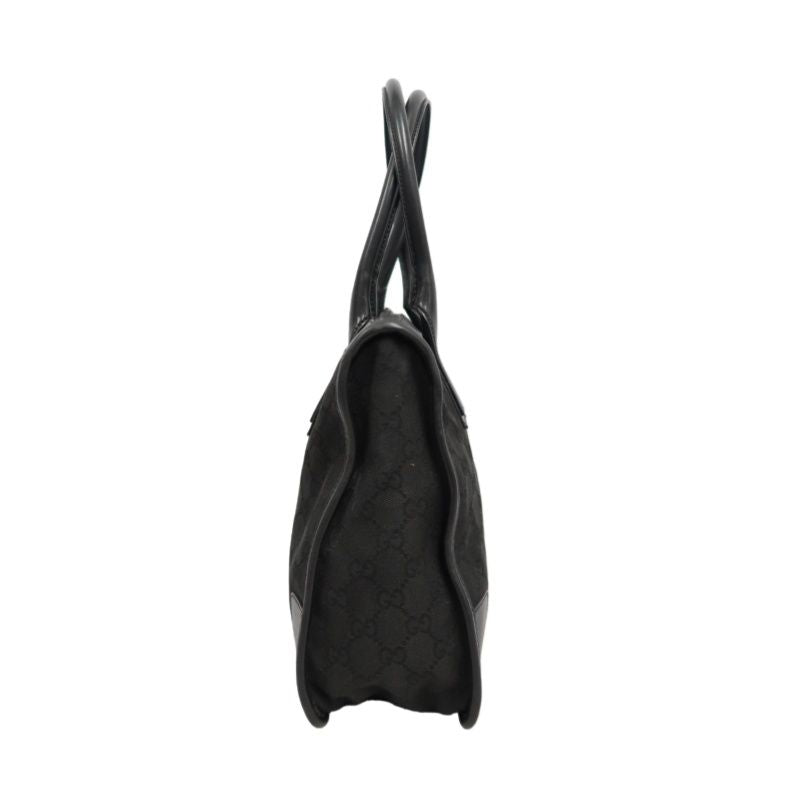GUCCI GG Canvas Tote Bag Black