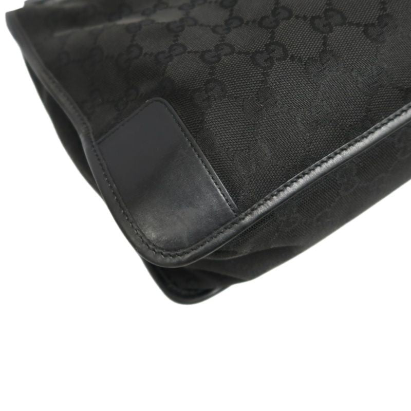 GUCCI GG Canvas Tote Bag Black