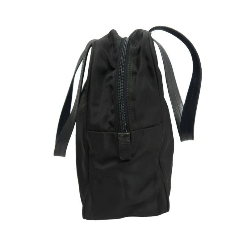 PRADA Black Nylon Mini Boston Shoulder Bag
