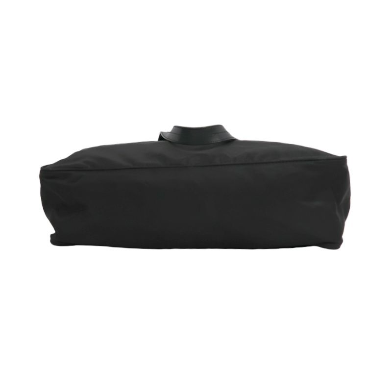 PRADA Black Nylon Mini Boston Shoulder Bag